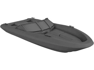 Lancha 3D Model preview