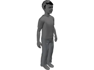 Boy 3D Model preview