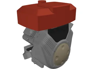 Vanguard 356400 Engine 3D Model preview