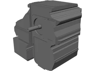 Honda GX-391 Engine 3D Model preview
