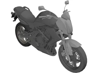 Kawasaki ER-7 3D Model preview