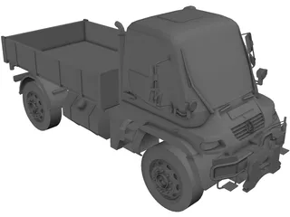 Mercedes-Benz Unimog U400 3D Model preview