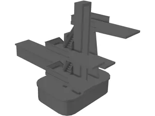Diving Boards 3D Model preview