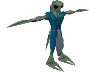 Alien Valanubae 3D Model preview