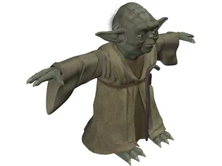 Star Wars Yoda 3D Model preview