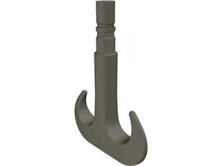 Crane Hook GD80 3D Model preview