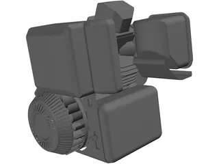 Briggs&Stratton Baja Engine 3D Model preview