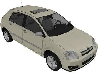 Toyota Corolla 3D Model preview