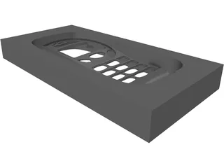 Nokia Phone Mold 3D Model preview
