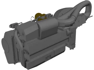 Volvo IPS 750 Engine 3D Model preview