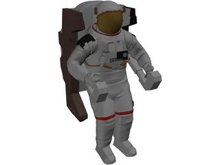Astronaut 3D Model preview