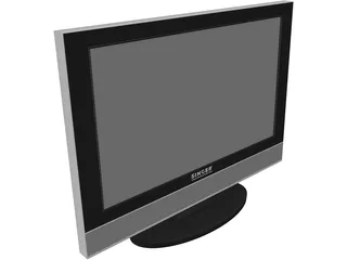 Plasma TV 3D Model preview