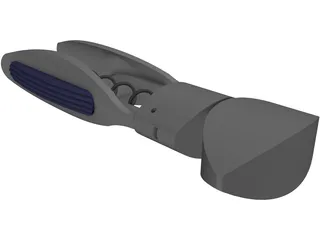 Cork Screw 3D Model preview