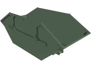 Debris Container 4500 lt 3D Model preview