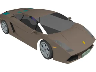 Lamborghini Gallardo 3D Model preview