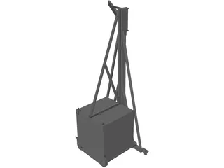 Rotating Beam for Hoist 3D Model preview