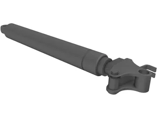 Gas Spring 3D Model preview