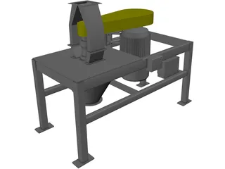 Sturtevant Mill 3D Model preview