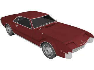 Oldsmobile Toronado (1966) 3D Model preview