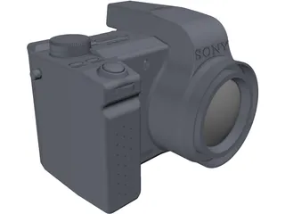 Sony DSC-H5 Camera 3D Model preview