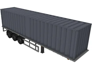 Trailer 3D Model preview