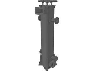 Biomass Heat Exchanger 3D Model preview