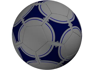 Soccer Ball Adidas (FIFA) 3D Model preview