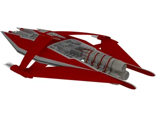 Narn Heavy Cruiser 3D Model preview