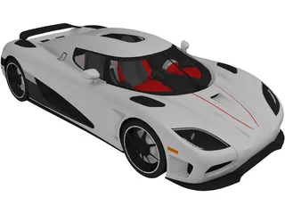 Koenigsegg Agera 3D Model preview