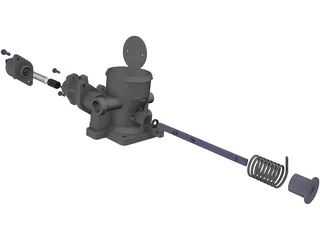 Carburator Pride 3D Model preview