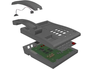 Telephone 3D Model preview