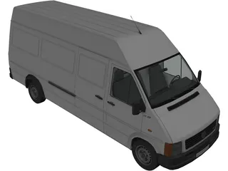 Volkswagen LT Long 3D Model preview
