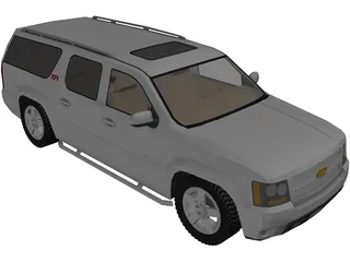 Chevrolet Suburban Z71 (2007) 3D Model preview