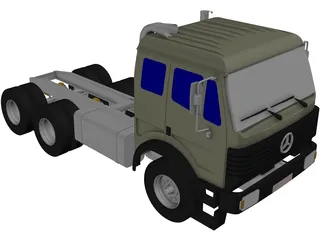 Mercedes-Benz Model 2628 3D Model preview