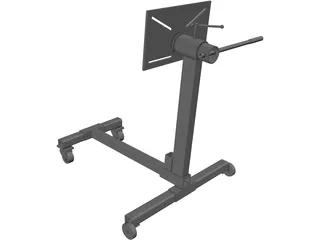 Engine Stand 3D Model preview