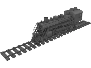 Locomotive 3D Model preview