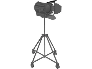 Arri Light 3D Model preview