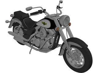 Kawasaki VN1500 3D Model preview
