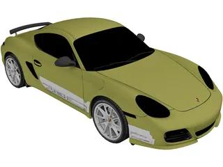 Porsche Cayman R (2011) 3D Model preview