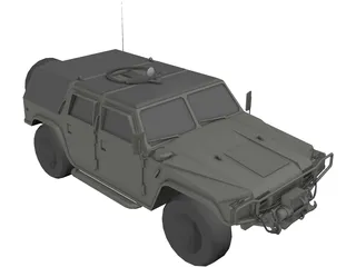 Light Tactical Vehicle 3D Model preview