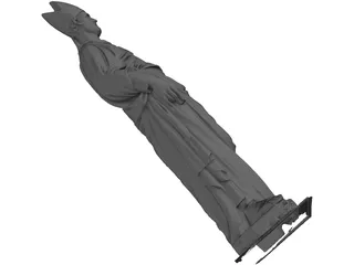 Classical Statue 3D Model preview