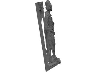 Classical Statue 3D Model preview
