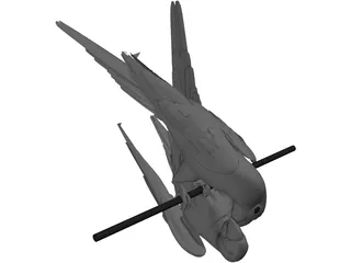 Parrots Macaws 3D Model preview