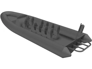 RIB 10M 3D Model preview