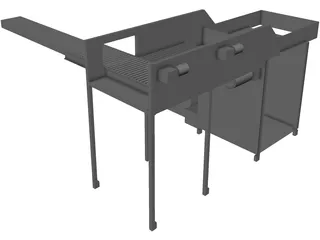 Top Load Palletizer 3D Model preview