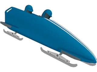 Bobsleigh 3D Model preview