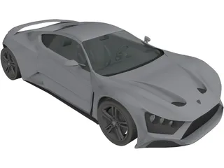 Zenvo ST1 3D Model preview
