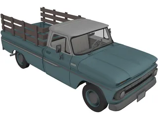 Chevrolet C10 Pickup 3D Model preview