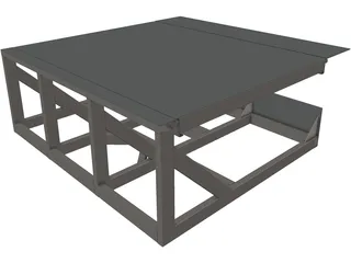 Leveling Platform 3D Model preview