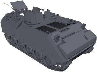 K200 Armored Car 3D Model preview